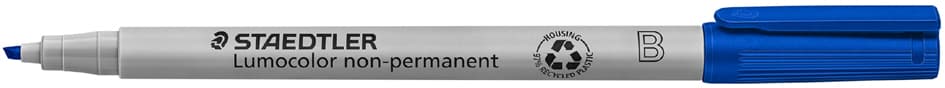 Staedtler Lumocolor Nonpermanent-Marker 312b, Blau
