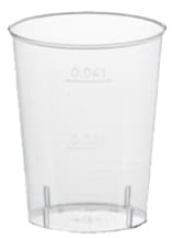 Starpak Kunststoff-Schnapsglas, 4 Cl, Glasklar