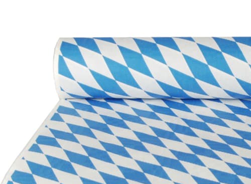 Papstar Damast-Tischdecke , Bayrisch Blau, , (B)1,0 X (L)10 M