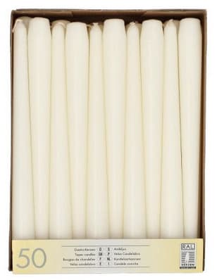 Starpak Leuchterkerzen, 22 Mm, Weiß, 50er Pack