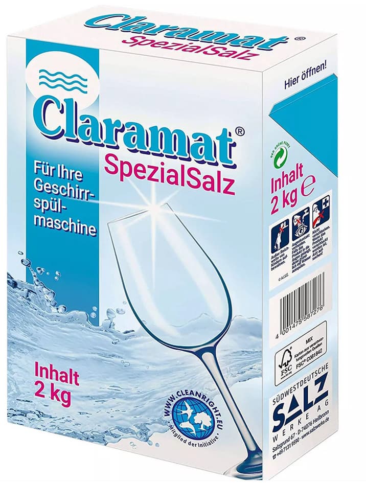 Claramat Spülmaschinensalz, Grobkörnig, 2 Kg
