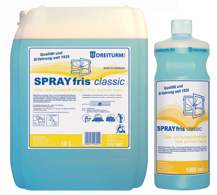 Dreiturm Glasreiniger Sprayfris Classic, 10 Liter