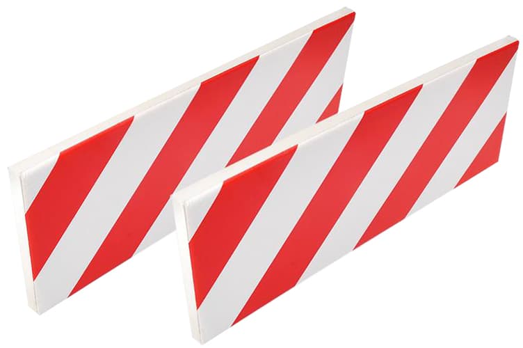 Iwh Autotür-Schutzleiste Für Garage, Weiß / Rot