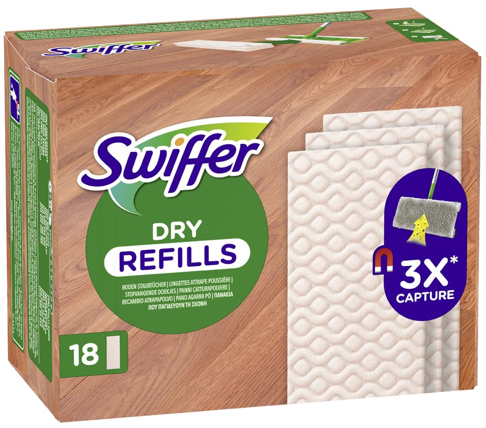 Swiffer Trocken-Wischtücher , Holz & Parkett, , Nachfüll-