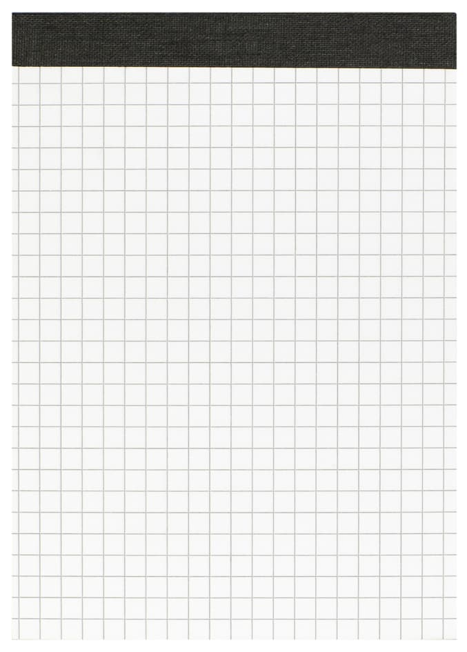 Herlitz Notizblock Ohne Deckblatt, Din A6, 50 Blatt, Kariert