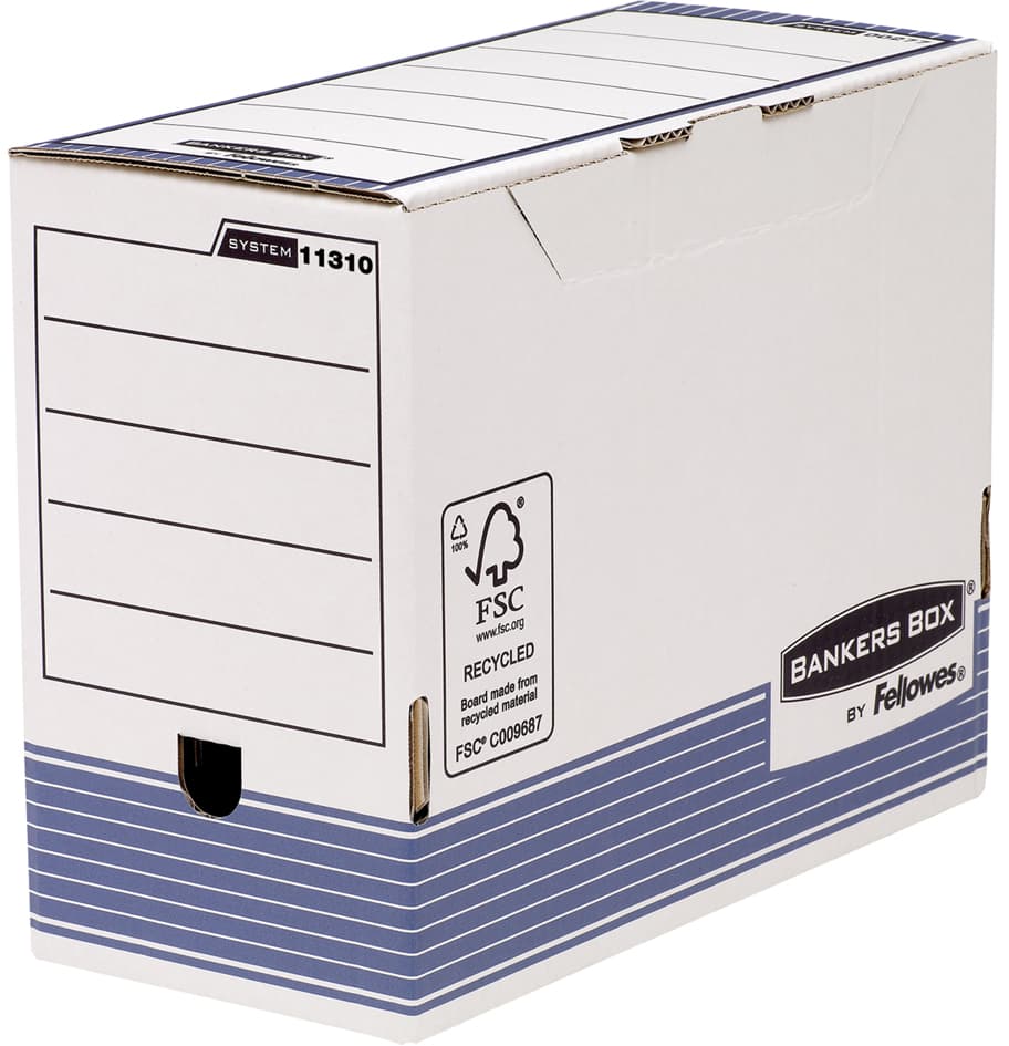 Fellowes Bankers Box System Archiv-Schachtel, Blau, (B)150mm