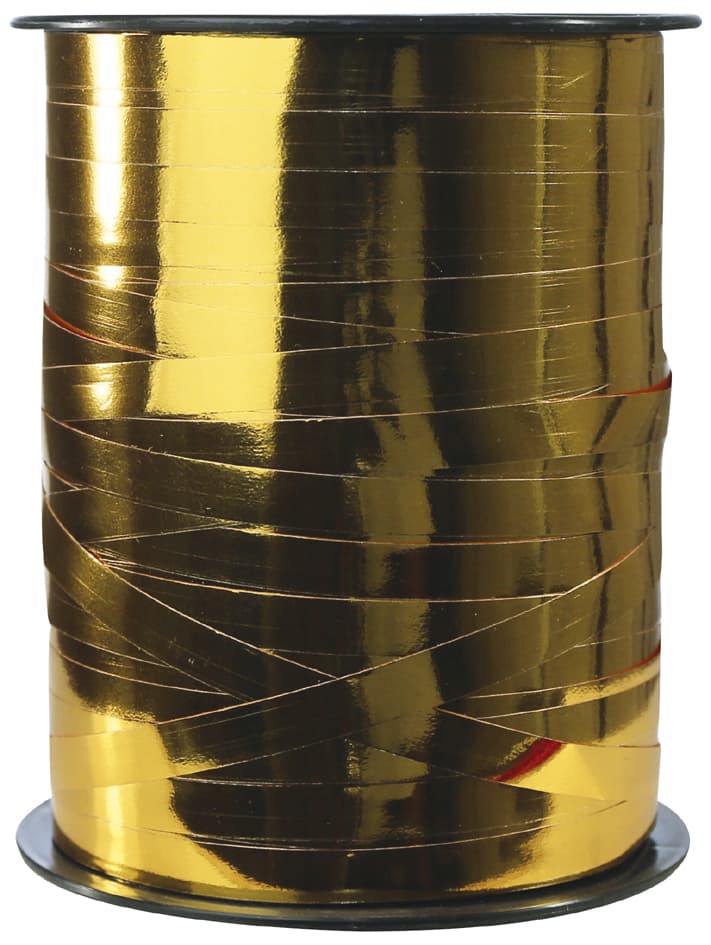 Clairefontaine Geschenkband Auf Spule, Metallic, Cognac