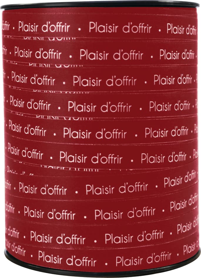 Clairefontaine Geschenkband Auf Spule , Plaisir, , Rot/Gold