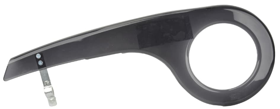 Fischer Universal Fahrrad-Kettenschutz, Schwarz-Transparent