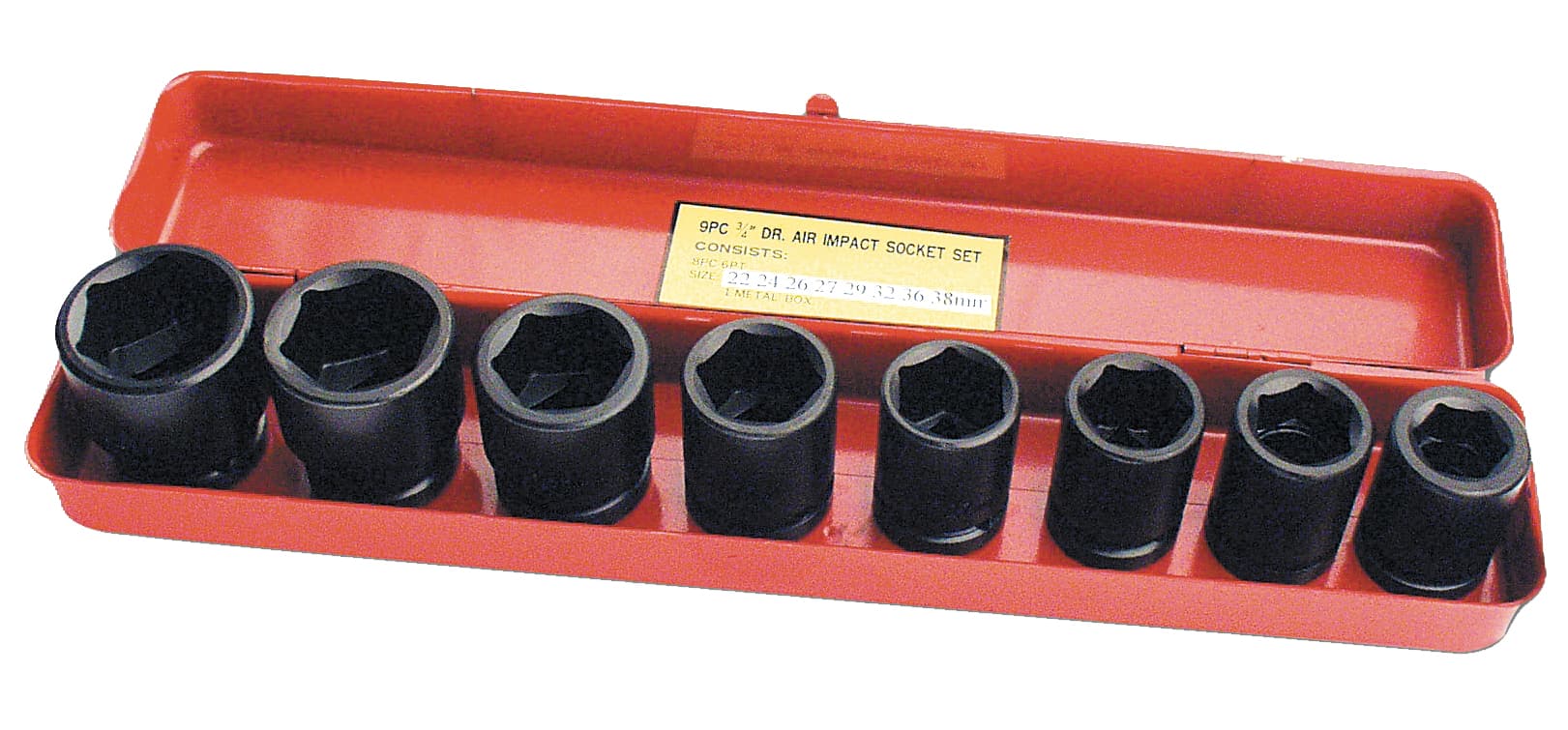Brüder Mannesmann Kraftstecknuss-Satz 3/4, , 8-Teilig