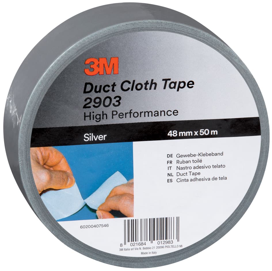 3m Scotch Gewebeklebeband 2903, 48 Mm X 50 M, Silber