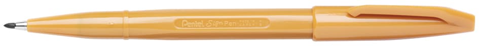 Pentelarts Faserschreiber Sign Pen S 520, Ocker