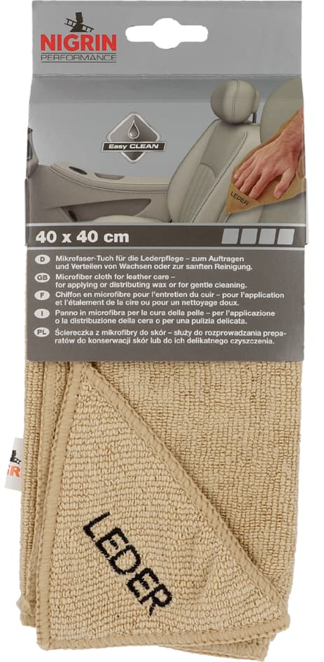 Nigrin Performance Microfasertuch, Für Leder