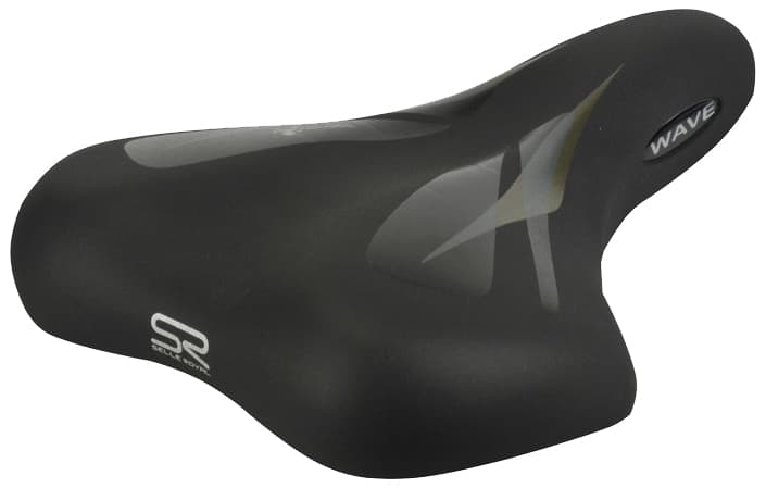 Selle Royal Trekking-Gel-Fahrradsattel, Schwarz