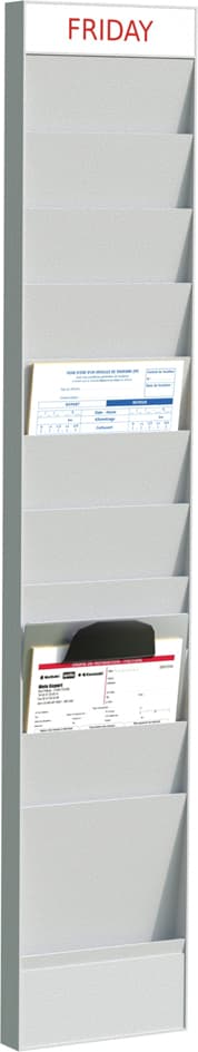 Paperflow Wand-Büroplaner, 10 Fächer, A4, Zusatzelement