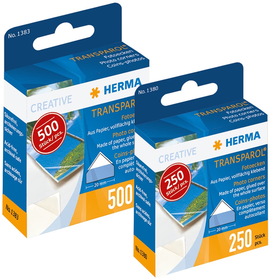 Herma Transparol Foto-Ecken, Inhalt: 500 Stück