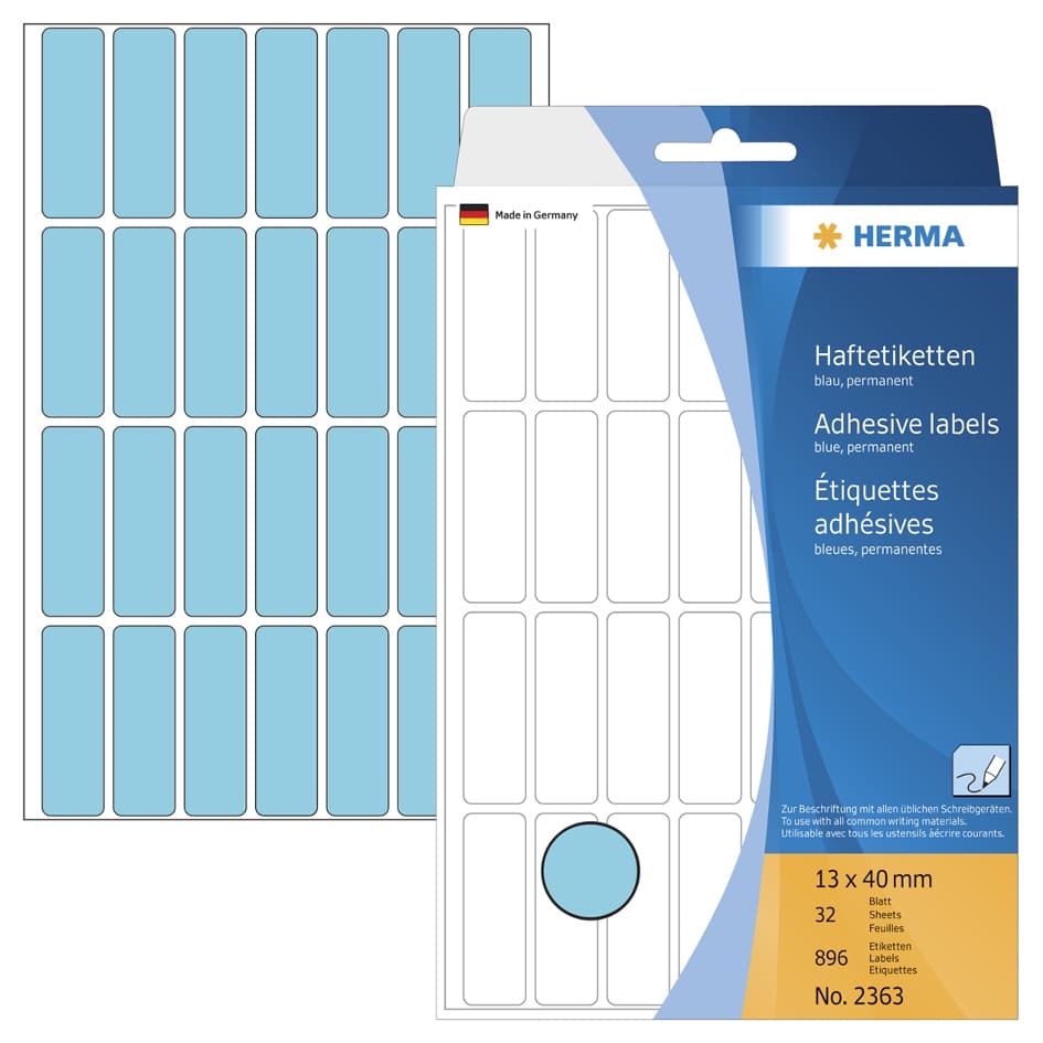 Herma Vielzweck-Etiketten, 25 X 40 Mm, Grün, Großpackung