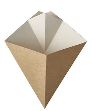 Papstar Pommes-Frites-Spitztüte , Pure, , 215 X 270 Mm
