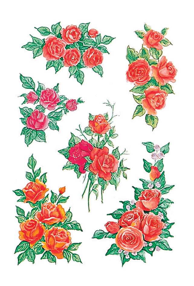 Herma Sticker Decor , Rosenbouquets,