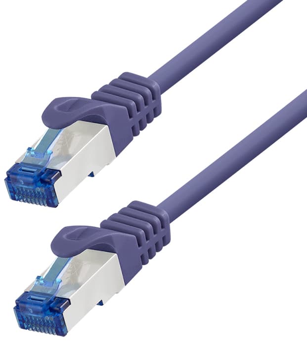 Logilink Patchkabel, Kat. 6a, S/Ftp, 0,25 M, Schwarz