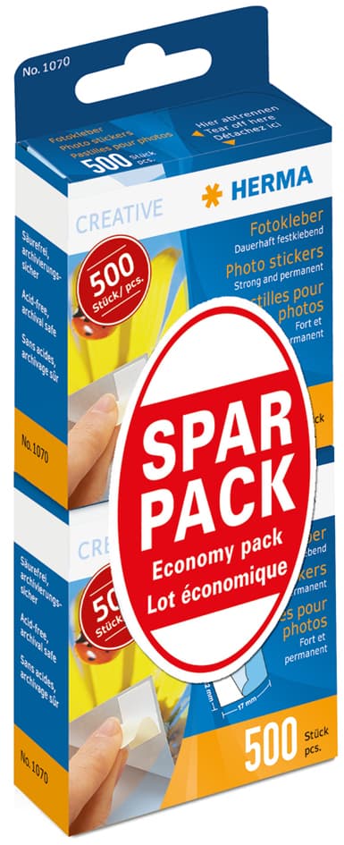 Herma Foto-Kleber Im Sparpack, 2 X 500 Stück