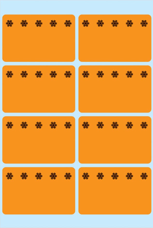 Herma Tiefkühletiketten, 26 X 40 Mm, Leuchtorange