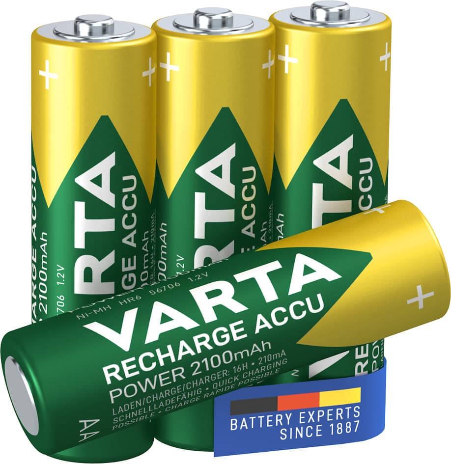 Varta Nimh Akku , Recharge Accu Power, , Mignon (Aa), 2100 Mah