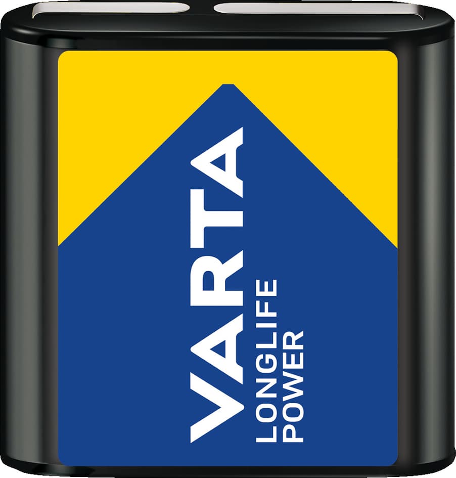Varta Alkaline Batterie Longlife Power, 4,5 V Flachblock