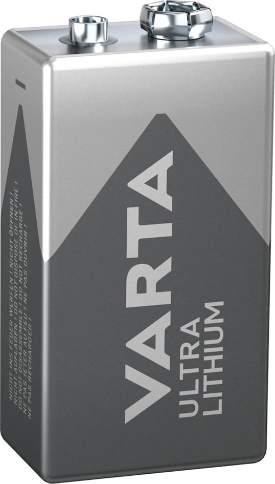 Varta Lithium Batterie Ultra Lithium, E-Block (9v)