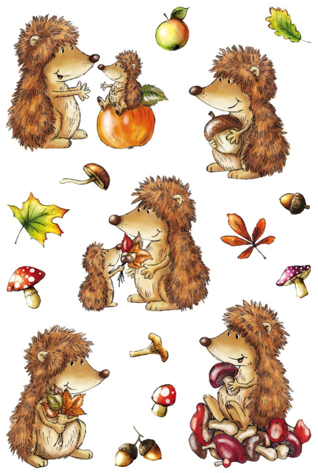 Herma Sticker Decor , Igel,