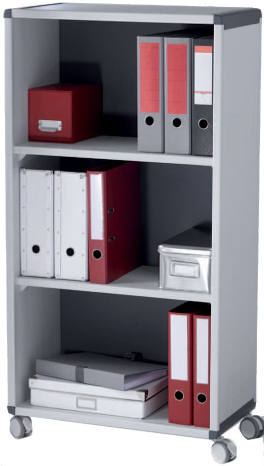 Paperflow Rollwagen, 1 Fach, Grau / Anthrazit