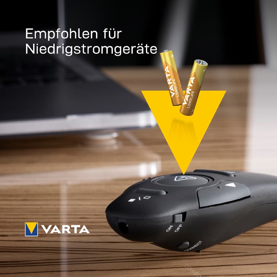 Varta Alkaline Batterie , Longlife, , Mignon (Aa)