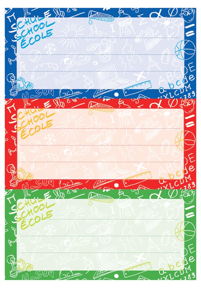 Herma Buchetiketten , Schoolydoo, , 76 X 35 Mm