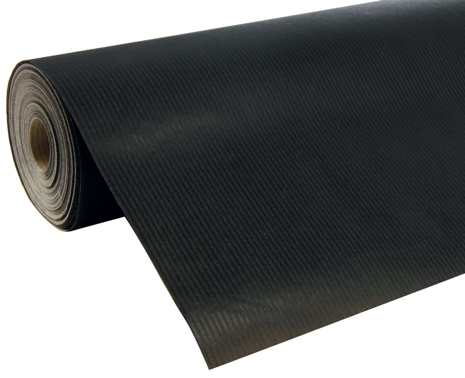 Clairefontaine Geschenkpapier , Uni, , Secare-Rolle, Schwarz