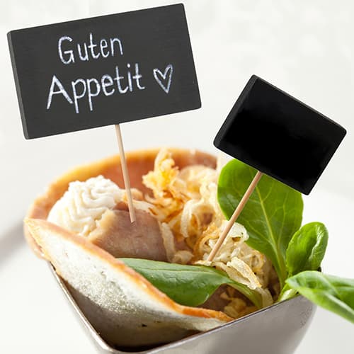 Papstar Fingerfood-Spieße , Blackboard, , Länge: 85 Mm