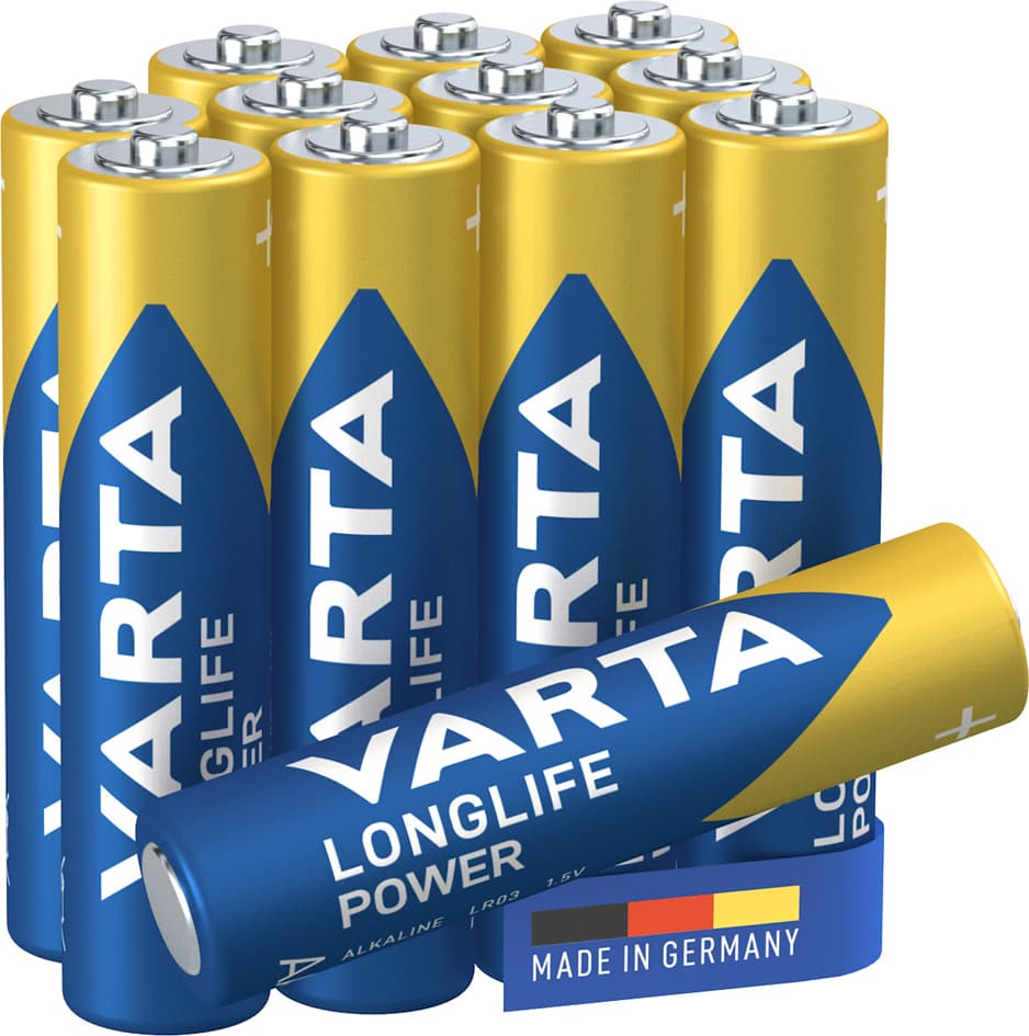Varta Alkaline Batterie Longlife Power, Micro Aaa, Sparpack