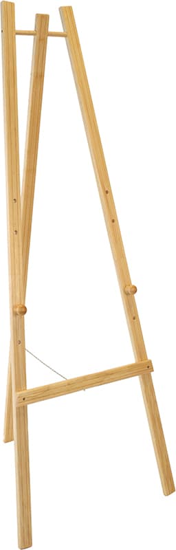 Securit Staffelei Easel, Verstellbar, Buche