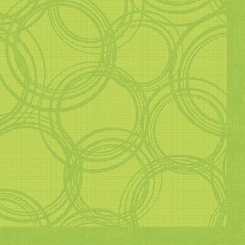 Papstar Motiv-Servietten , Royal Collection Bubbles, , Grün