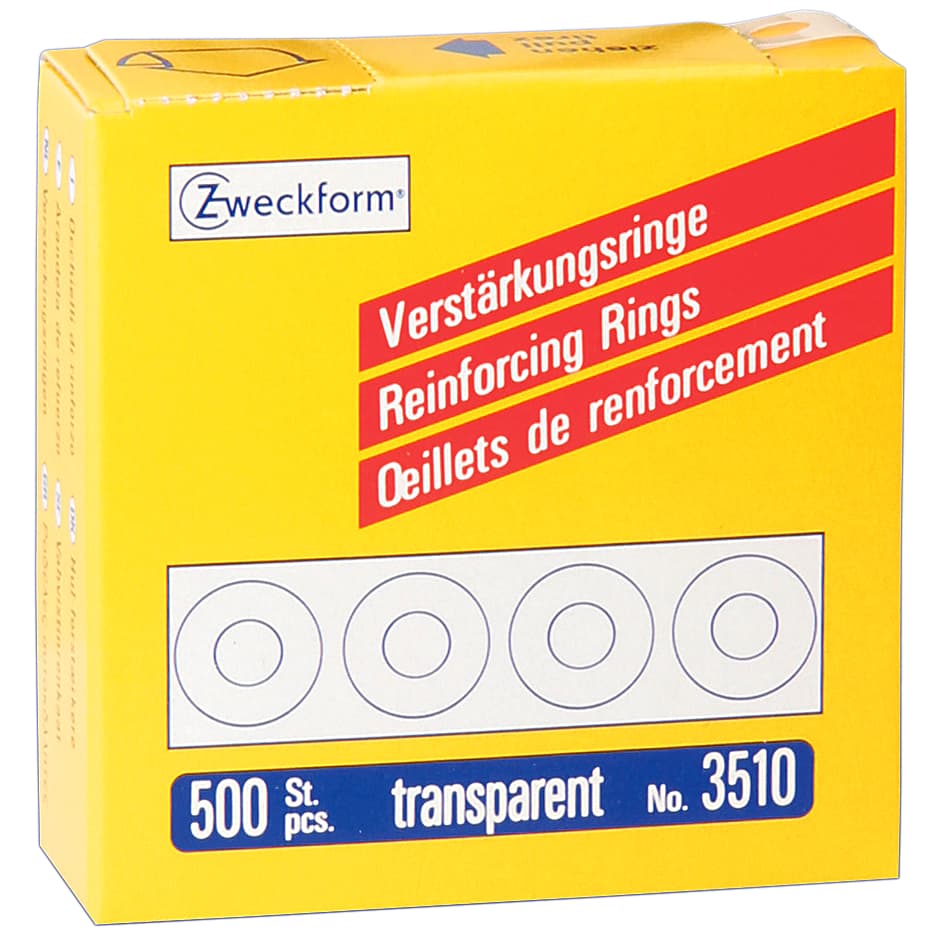 Avery Zweckform Lochverstärkungsringe 13 Mm, Transparent