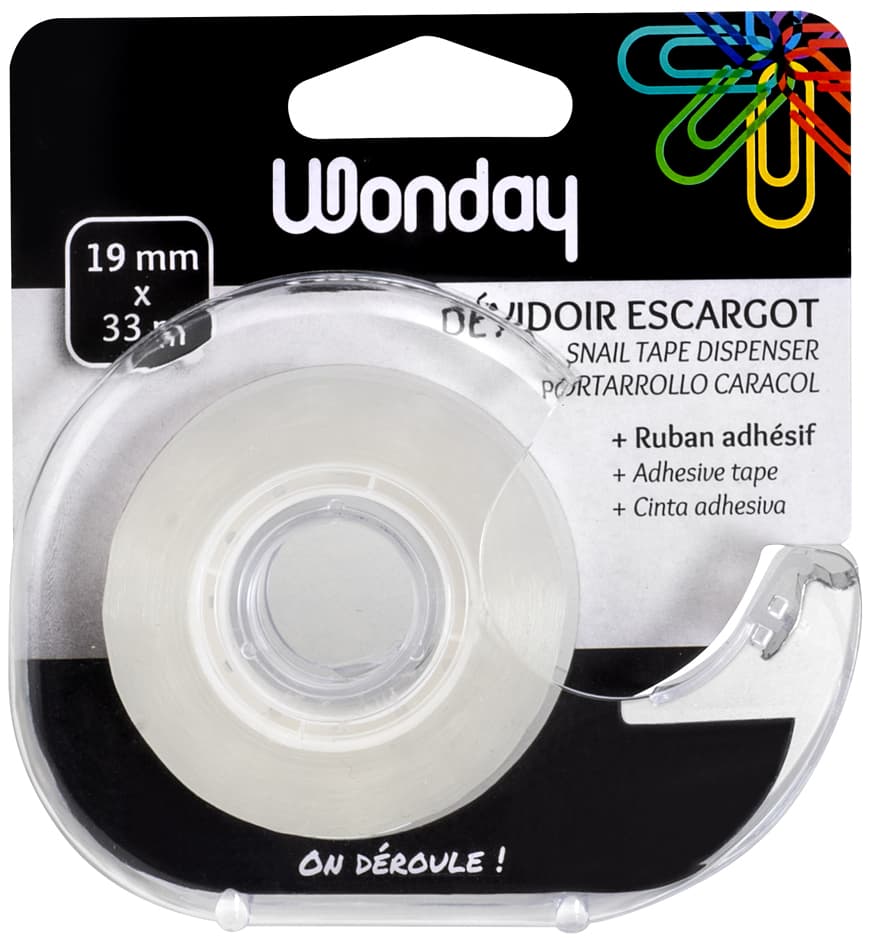 Wonday Handabroller Inkl. 1 Klebefilmrolle 19 Mm X 33 M