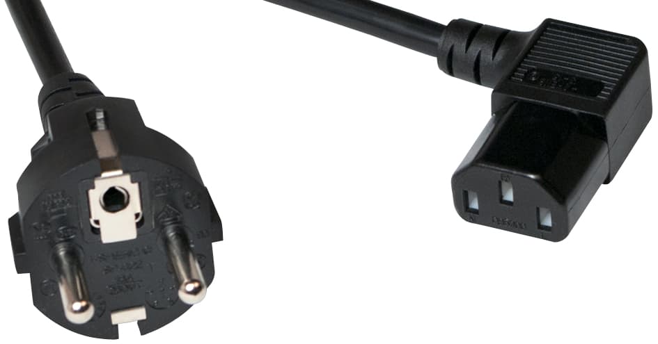 Logilink Schutzkontakt-Stromkabel, 5,0 M, Einseitig