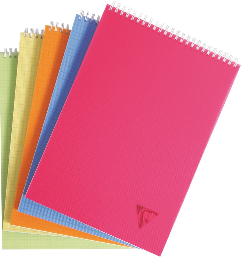 Clairefontaine Spiral-Notizblock Linicolor, Din A4, Kariert