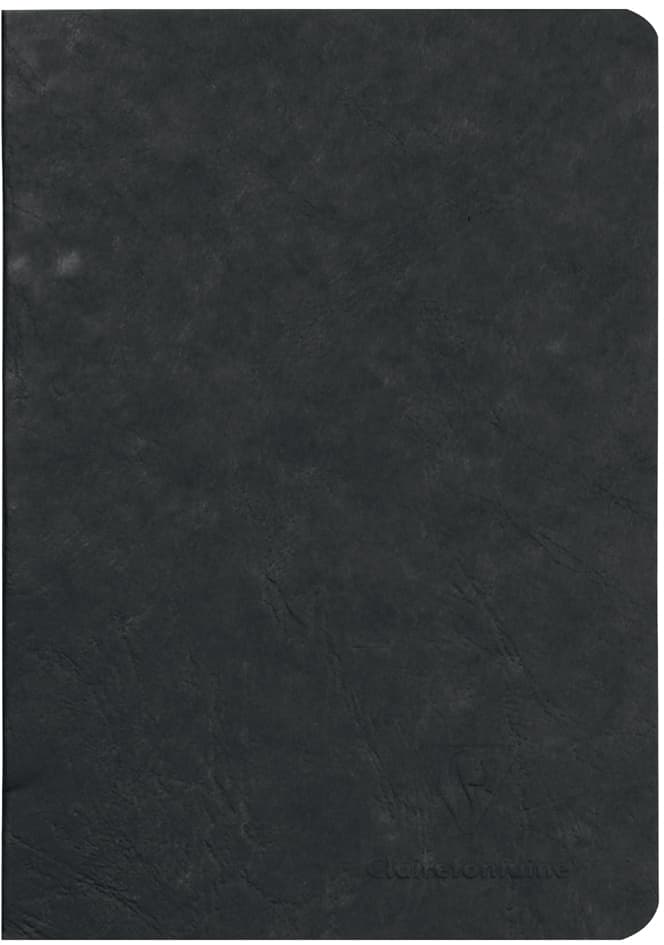Clairefontaine Notizbuch Age Bag, Din A5, Liniert, Schwarz