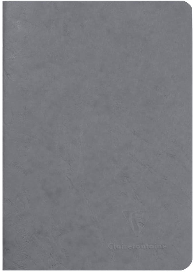 Clairefontaine Notizbuch Age Bag, Din A5, Liniert, Grau