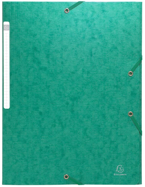 Exacompta Eckspannermappe Scotten, Karton, Din A4, Blau