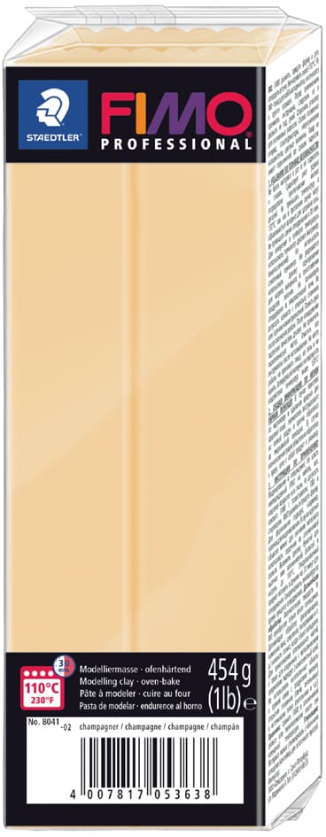 Fimo Professional Modelliermasse, Champagner, 454 G