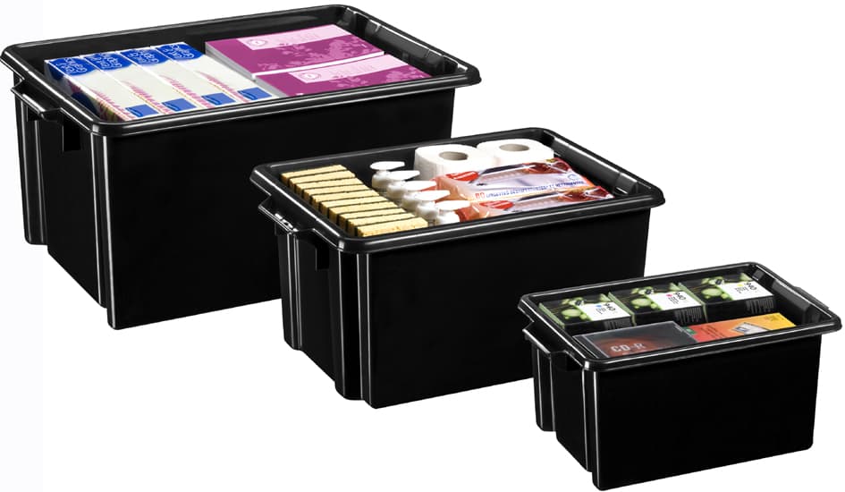 Cep Aufbewahrungsbox Maxi Strata, 32 Liter, Schwarz