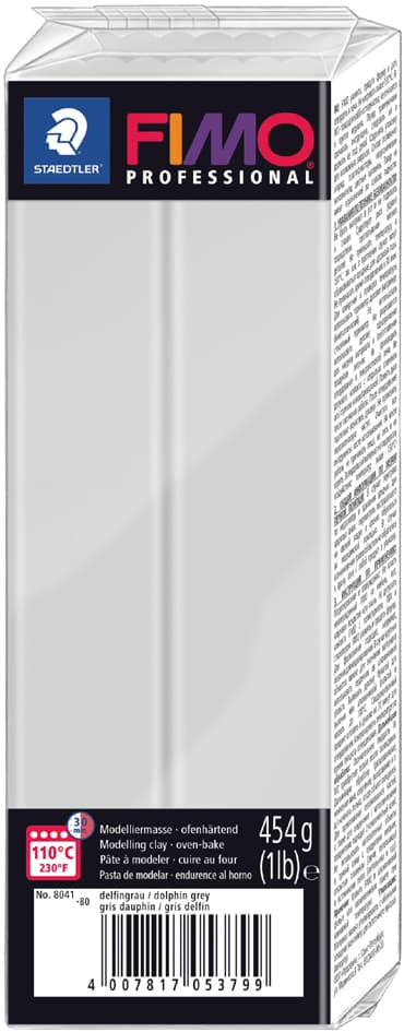 Fimo Professional Modelliermasse, Delfingrau, 454 G