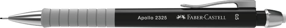 Faber-Castell Druckbleistift Apollo 2325, Schwarz
