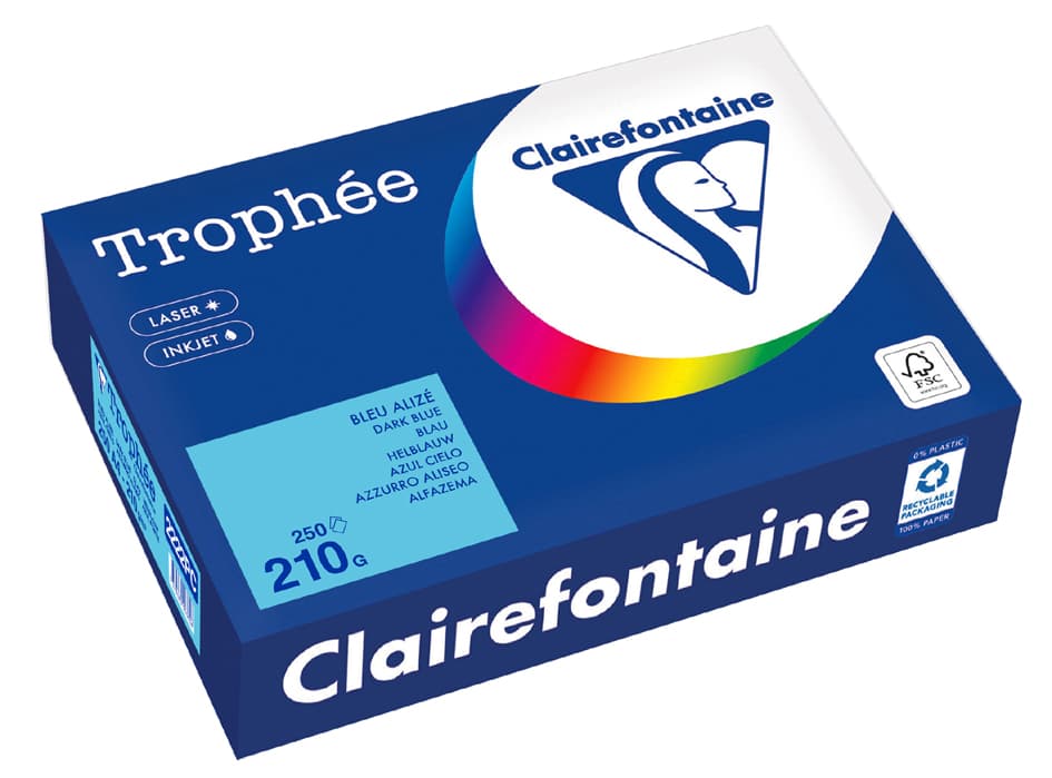 Clairefontaine Multifunktionspapier Trophée, A4, Tannengrün